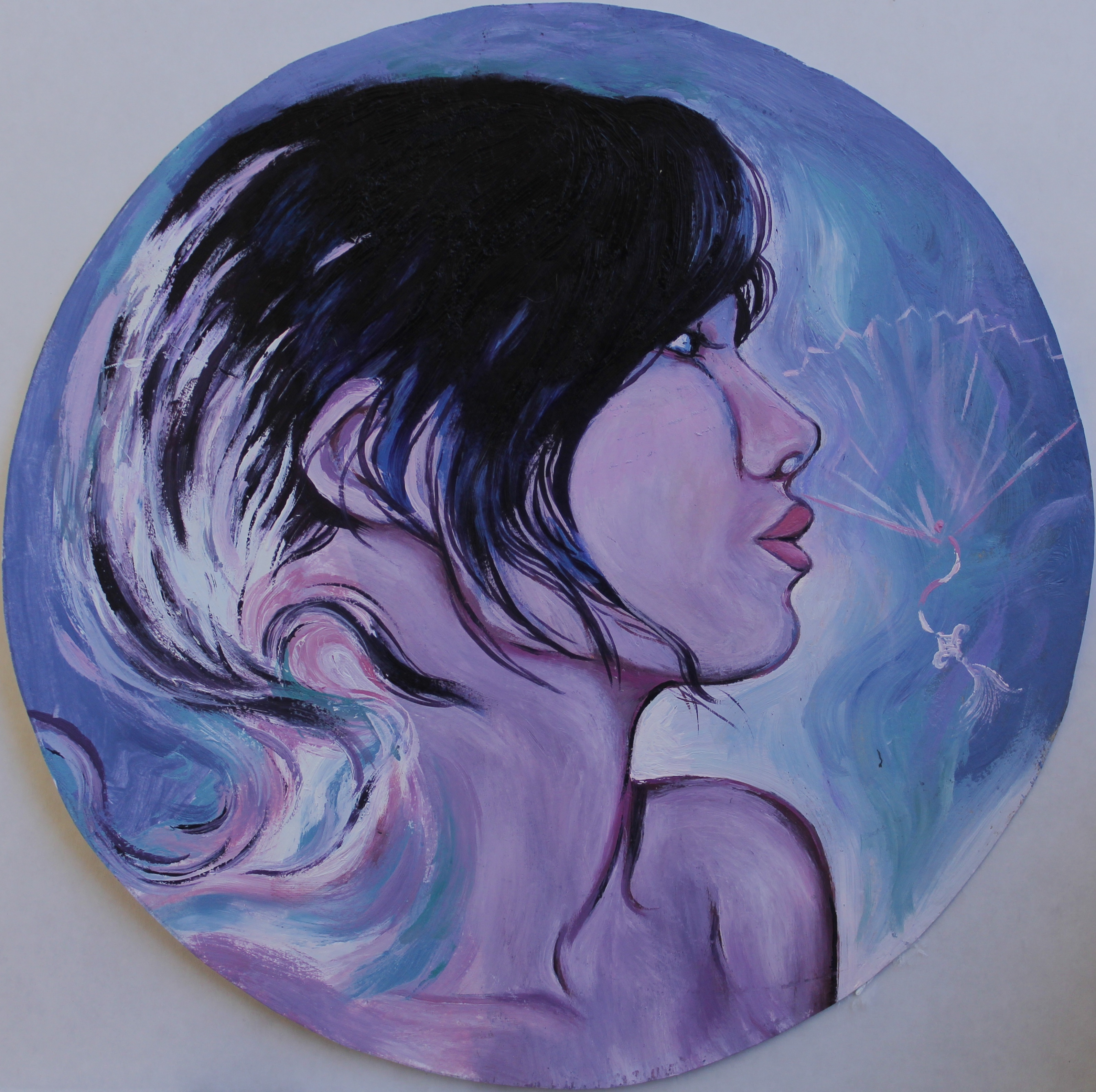 circle - Oil painting