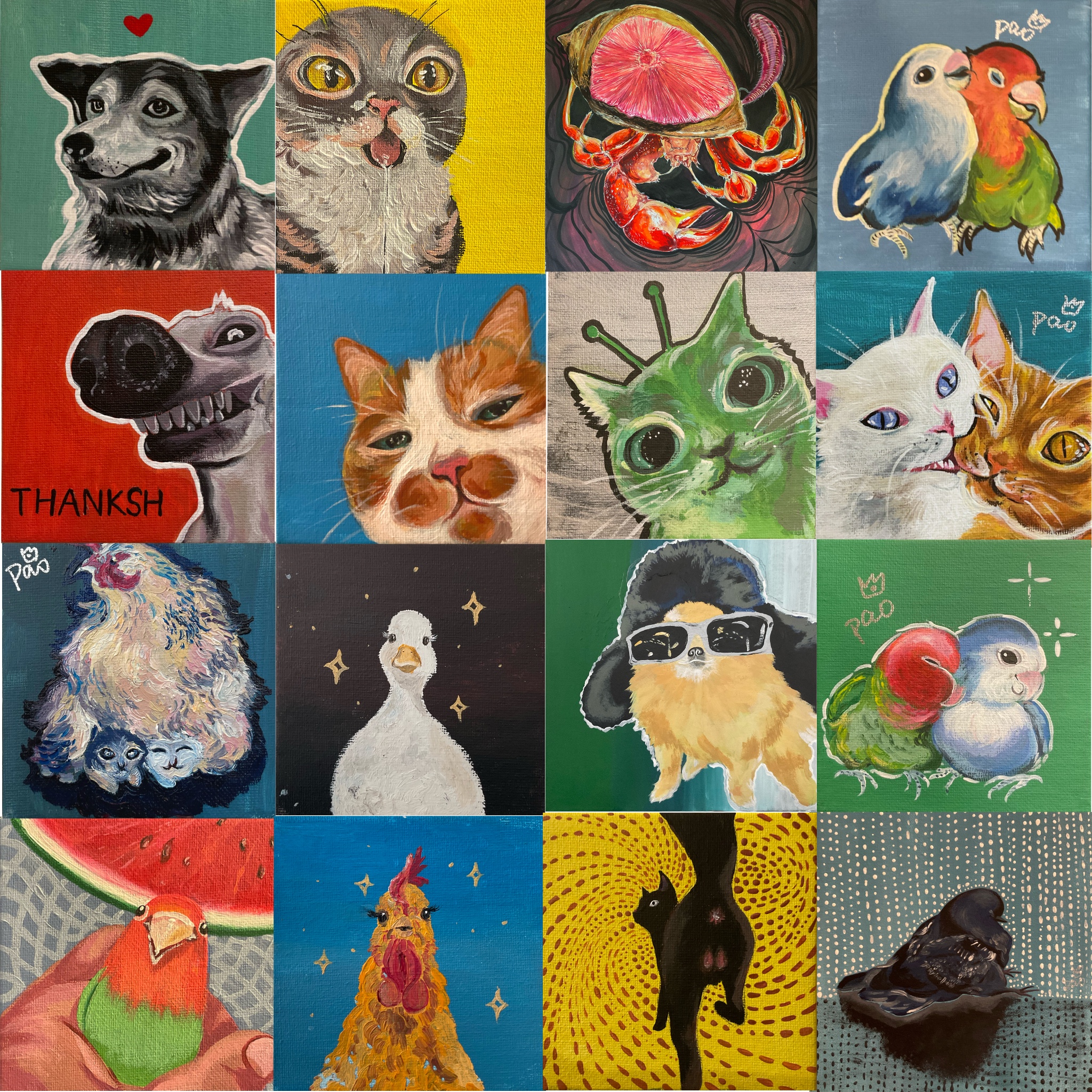Sticker sheet 2 - Digital Artwork