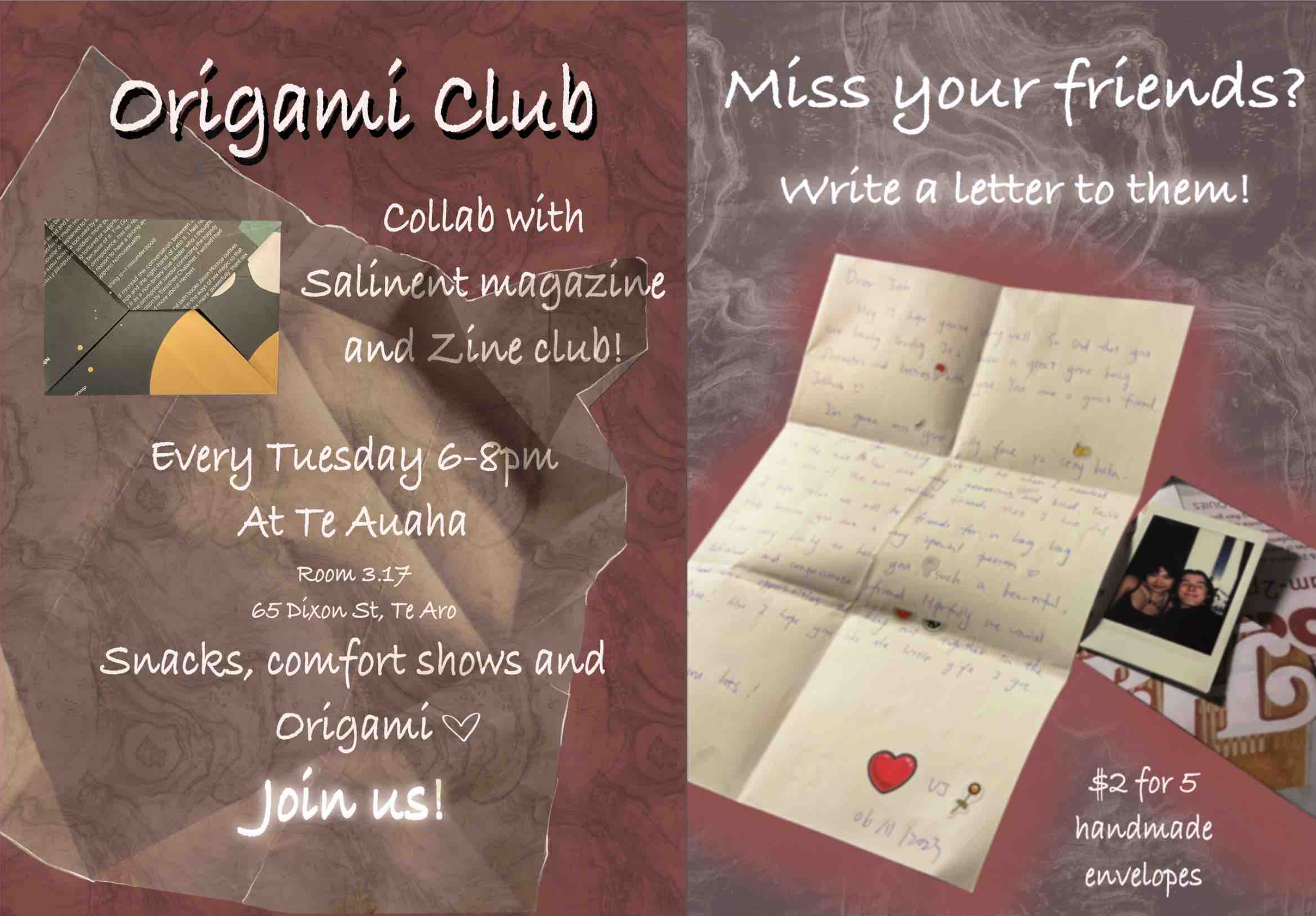 origami club campaign
